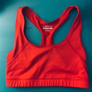 Bcg red sports bra